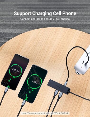 VENTION USB C Hub, USB Type C to USB Adapter with 4 USB 3.0 Ports, Thunderbolt 3 USB 3.0 Port with Powered Support, USB Hub for Laptops, MacBook Pro/Air 2020/2019 and More USB Type C Devices 0.5FT in Saudi Arabia