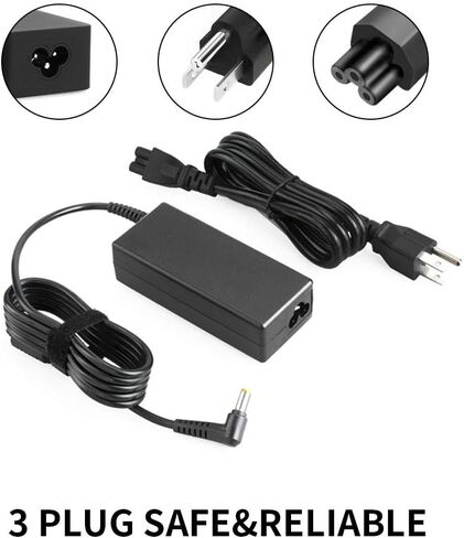 شاحن كمبيوتر محمول 65 واط مناسب لجهاز Acer Aspire E15 E1 F15 ES1 E5-553 E5-575 Acer Chromebook 11 13 14 15 R11 CB3 CB5 C720 C720P C740 AC محول الطاقة العرض CorD1 in Kuwait