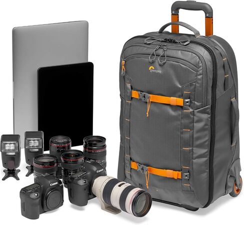 Lowepro LP37280 Whistler RL 400 AW II بكرة كاميرا متينة، رمادي داكن in Saudi Arabia