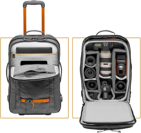 Lowepro LP37280 Whistler RL 400 AW II بكرة كاميرا متينة، رمادي داكن in Saudi Arabia