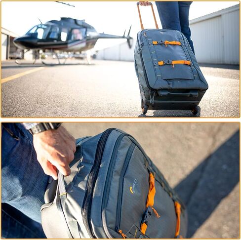 Lowepro LP37280 Whistler RL 400 AW II بكرة كاميرا متينة، رمادي داكن in Saudi Arabia