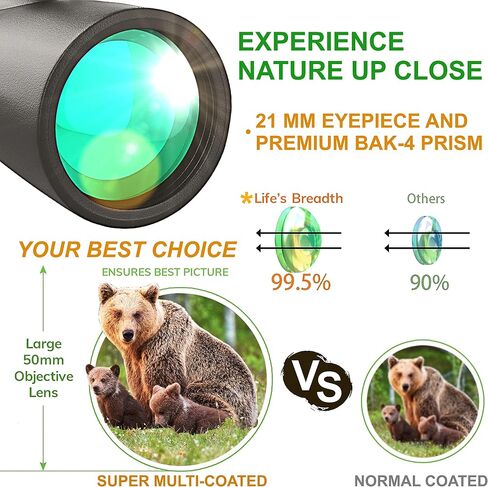 12x56 Monocular Telescope with Smartphone Adapter and Upgraded Tripod, HD Handheld Telescope - High Powered Monocular Scope for Adults - Birdwatching, Gifts for Men Him Dad Husband Boyfriend (Green) in Saudi Arabia