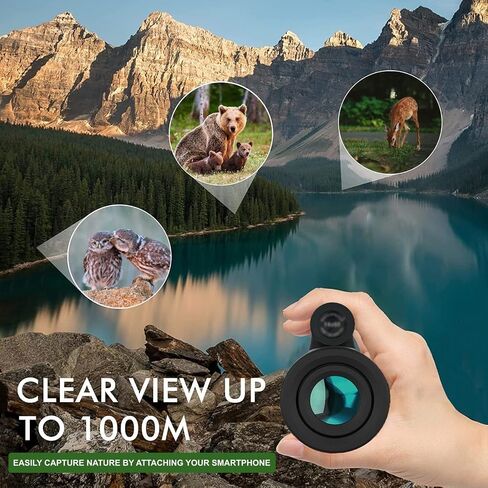12x56 Monocular Telescope with Smartphone Adapter and Upgraded Tripod, HD Handheld Telescope - High Powered Monocular Scope for Adults - Birdwatching, Gifts for Men Him Dad Husband Boyfriend (Green) in Saudi Arabia