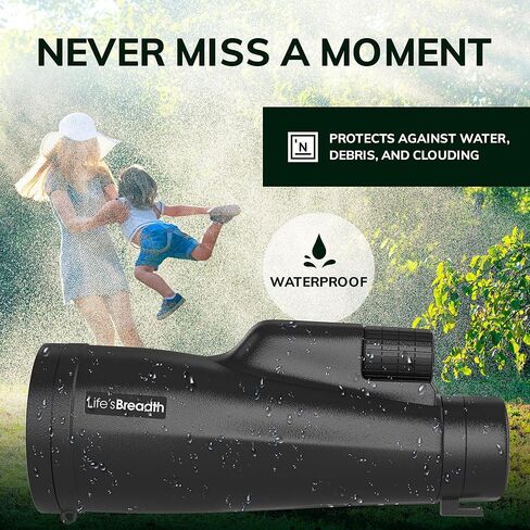 12x56 Monocular Telescope with Smartphone Adapter and Upgraded Tripod, HD Handheld Telescope - High Powered Monocular Scope for Adults - Birdwatching, Gifts for Men Him Dad Husband Boyfriend (Green) in Saudi Arabia