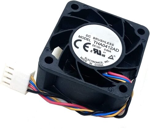 THA0412AD 12V Fan 4020 0.60A 20.6CFM 5.16W 4-Wire قياس سرعة مروحة التبريد in Kuwait