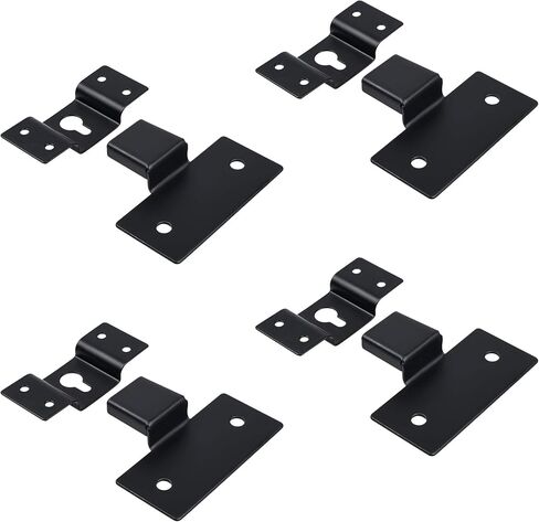 Bluecell Universal Metallic Wall Mount Iron Hook Hanger Plate Connector for Surround Sound Box Audio Speaker in Kuwait