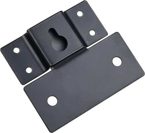 Bluecell Universal Metallic Wall Mount Iron Hook Hanger Plate Connector for Surround Sound Box Audio Speaker in Kuwait