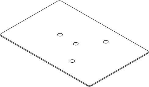 Pangea Audio Pair 6 x 9 لوحات علوية لحامل مكبرات الصوت DS100 وLS300 (زوج) in Kuwait