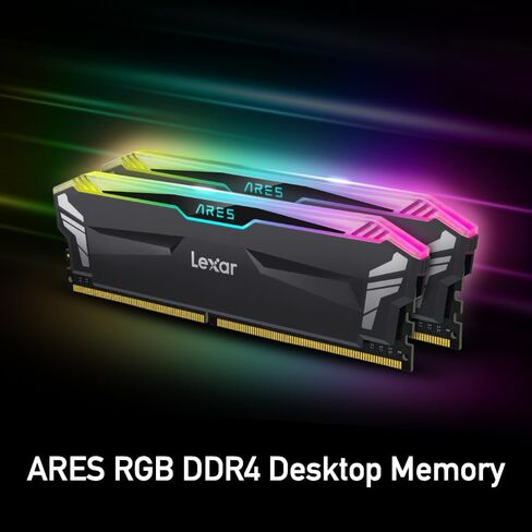 ليكسار ذاكرة DDR5 RAM DDR5 سعة 32GB (2×16GB) 6000MT/s CL30 للكمبيوتر المكتبي - AMD اكسبو وانتل XMP 3.0 (اسود) LD5BU016G-R6000GDLA من اريس in Kuwait