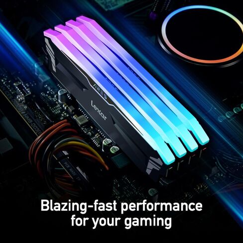 ليكسار ذاكرة DDR5 RAM DDR5 سعة 32GB (2×16GB) 6000MT/s CL30 للكمبيوتر المكتبي - AMD اكسبو وانتل XMP 3.0 (اسود) LD5BU016G-R6000GDLA من اريس in Kuwait