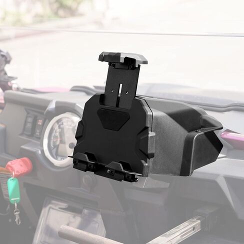 حامل جهاز لوحي كهربائي من HAKA TOUGH لجهاز Polaris RZR XP 1000/ XP 4 1000 2014-2018، حامل هاتف Ipad GPS مع ملحقات صينية تنظيم صندوق التخزين، قطعة واحدة in Kuwait