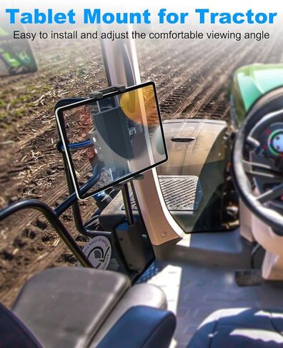 اوزكو حامل تابلت عالمي للدراجة الهوائية، حامل تابلت لركوب الدراجات، مشبك حامل تابلت بمقود 360 درجة لايباد 12.9 برو اير ميني 5 4 3، جالكسي تابز، ايفون، تابلت 4-13 انش والجوالات in Kuwait