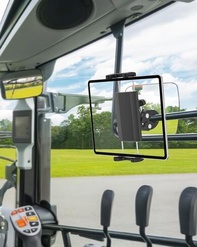 اوزكو حامل تابلت عالمي للدراجة الهوائية، حامل تابلت لركوب الدراجات، مشبك حامل تابلت بمقود 360 درجة لايباد 12.9 برو اير ميني 5 4 3، جالكسي تابز، ايفون، تابلت 4-13 انش والجوالات in Kuwait