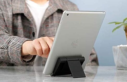 2 حامل تابلت قابل للتعديل متوافق مع Fire HD 8 HD 10، Fire 7 Tablets، متوافق مع Samsung Galaxy Tab A7 A8 S5e، متوافق مع Kindle Paperwhite، حامل سطح المكتب للقارئ الإلكتروني in Kuwait