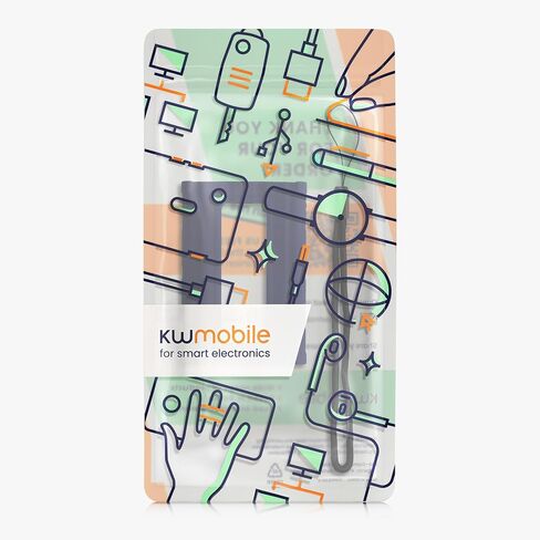 حافظة سيليكون kwmobile متوافقة مع Samsung Portable SSD T7 Shield - غطاء حماية لمحرك SSD - أسود in Saudi Arabia