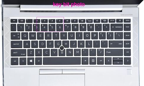غطاء لوحة مفاتيح من السيليكون متوافق مع 14 بوصة HP EliteBook 840 845 G7 G8 2021 2020، HP Zbook Firefly 14 G7، 14 بوصة EliteBook 840 Aero G8 ملحقات حماية لوحة مفاتيح الكمبيوتر المحمول (وردي) in Kuwait