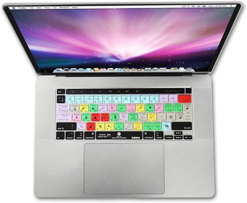 غطاء لوحة المفاتيح من السيليكون XSKN Photoshop CC لجهاز MacBook Pro الجديد 2019 مقاس 16 بوصة A2141 و2020 الجديد MacBook Pro 13.3 بوصة A2338 M1 A2251 A2289 مع شريط اللمس ومعرف اللمس - إصدار الولايات المتحدة والاتحاد الأوروبي in Saudi Arabia