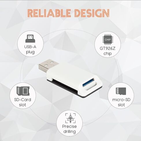 [3 Packs] USB C Micro SD Card Reader for PC, Micro SD Card to USB Adapter, TF Card Reader for Android, Wansurs Portable USB Type-C & USB Card Reader in Saudi Arabia