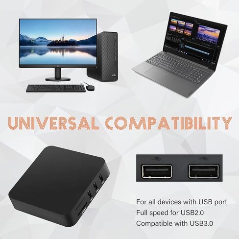 [3 Packs] USB SD Card Reader for PC, Micro SD Card to USB Adapter, MS Duo/Micro MS Card Reader for Camera Memory Card Reader, Wansurs Card Reader for PC/Laptop in Saudi Arabia