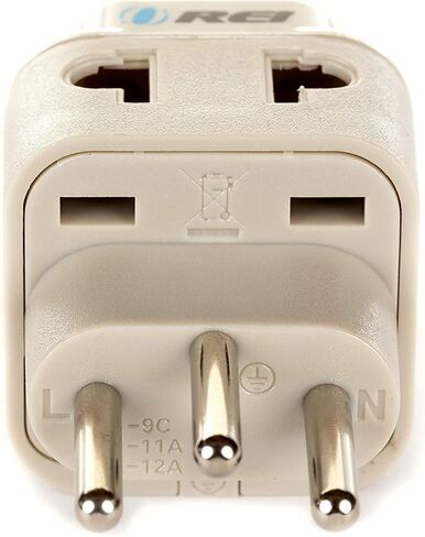 OREI US to Switzerland, Rwanda, Liechtenstein (Type J) Travel Adapter Plug - 2 in 1 - CE Certified - RoHS Compliant - 4 Pack - White Color (DB-11A-4PK) in Saudi Arabia