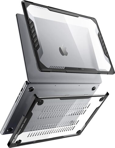 SUPCASE Unicorn Beetle Case for MacBook Pro 16 Inch M3 Pro/Max (2023) & M2 Pro/Max A2780 (2023) & M1 Pro/Max A2485 (2021), Dual Layer Hard Shell Protective Cover for MacBook Pro 16" (Black) in Kuwait