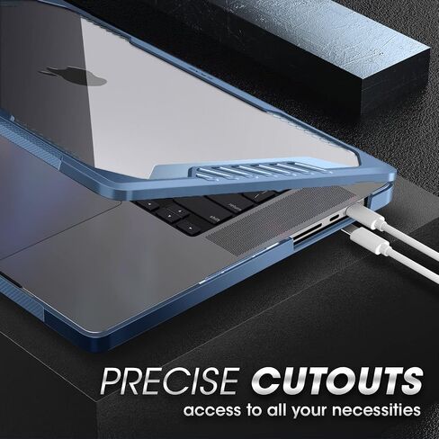 SUPCASE Unicorn Beetle Case for MacBook Pro 16 Inch M3 Pro/Max (2023) & M2 Pro/Max A2780 (2023) & M1 Pro/Max A2485 (2021), Dual Layer Hard Shell Protective Cover for MacBook Pro 16" (Black) in Saudi Arabia