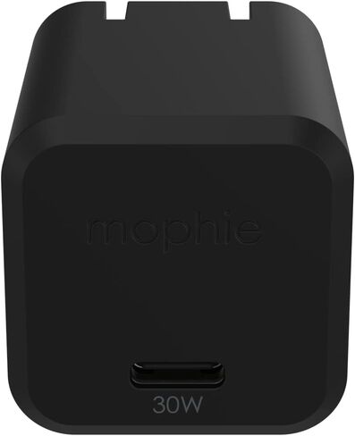 mophie Speedport 120W GaN Dual USB-C & USB-A Fast Wall Charger | Compact Foldable Prongs | 120 Watt - Black in Saudi Arabia
