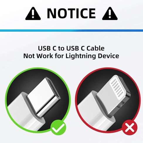 3 عبوات USB C شاحن سريع 20 وات لهاتف iPhone 15/15 Pro Max شاحن iPad Pro مع كابل USB C إلى C بطول 10 أقدام شحن سريع لهاتف iPhone 15 Pro/15 Plus // iPad Mini 6، iPad Air 5/4، iPad Pro 12.9/11/10 in Kuwait