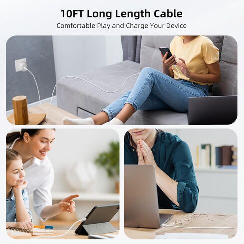 3 عبوات USB C شاحن سريع 20 وات لهاتف iPhone 15/15 Pro Max شاحن iPad Pro مع كابل USB C إلى C بطول 10 أقدام شحن سريع لهاتف iPhone 15 Pro/15 Plus // iPad Mini 6، iPad Air 5/4، iPad Pro 12.9/11/10 in Kuwait