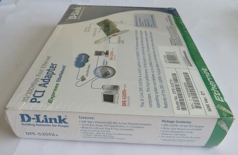 D-Link DFE-530TX+ 10/100 Fast Ethernet Desktop Adapter in Saudi Arabia
