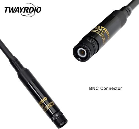 TWAYRDIO RH 660S ثنائي النطاق 70 سم 2 متر 144/430 ميجا هرتز قابل للتمديد تلسكوبي راديو محمول هوائي BNC موصل مكاسب عالية لـ Kenwood Icom IC-F50V IC-F50 IC-M88 راديو ثنائي الاتجاه in Saudi Arabia