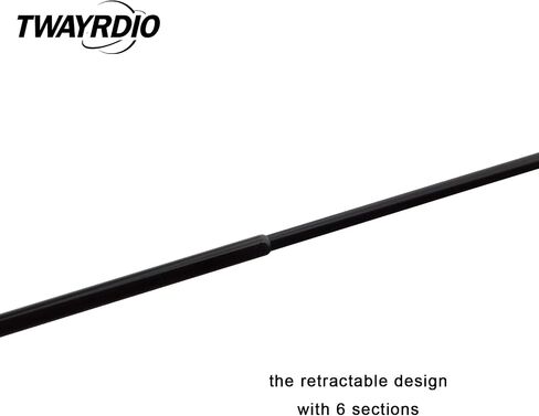 TWAYRDIO RH 660S ثنائي النطاق 70 سم 2 متر 144/430 ميجا هرتز قابل للتمديد تلسكوبي راديو محمول هوائي BNC موصل مكاسب عالية لـ Kenwood Icom IC-F50V IC-F50 IC-M88 راديو ثنائي الاتجاه in Saudi Arabia