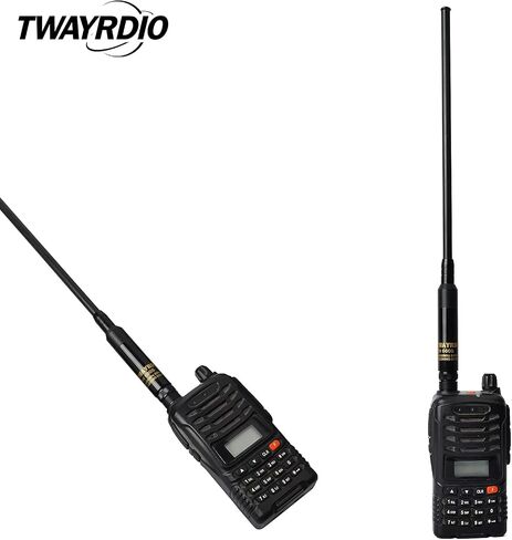 TWAYRDIO RH 660S ثنائي النطاق 70 سم 2 متر 144/430 ميجا هرتز قابل للتمديد تلسكوبي راديو محمول هوائي BNC موصل مكاسب عالية لـ Kenwood Icom IC-F50V IC-F50 IC-M88 راديو ثنائي الاتجاه in Saudi Arabia