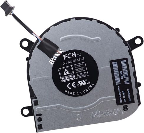 Deal4GO مروحة تبريد وحدة المعالجة المركزية M45465-001 مع مروحة رسومات GPU M45466-001 مجموعة بديلة لـ HP Envy X360 15-ES 15-EU 15M-EU 15M-ES 15-ES2026NR 15-EU0097NR in Saudi Arabia