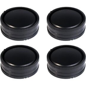 VKO E-Mount Body Cap غطاء عدسة خلفية استبدال لسوني A6000 A6100 A6300 A6400 A6500 A6600 A5100 A1 A7C A7 III III A7S III II A7S III II A9 NEX-6 يستبدل ALCB1EM ALCR1EM(4 Pack) in Kuwait