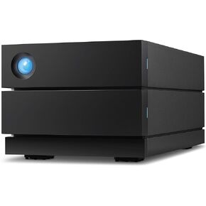 محرك الأقراص الصلبة الخارجي LaCie 2big RAID سعة 8 تيرابايت - USB-C، محركات أقراص فئة المؤسسة 7200 دورة في الدقيقة، لأجهزة Mac والكمبيوتر المكتبي، خدمات الإنقاذ (STHJ8000800) in Kuwait