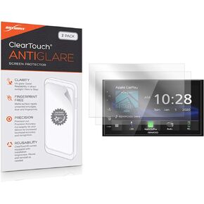 واقي شاشة BoxWave متوافق مع Kenwood DMX4707S - ClearTouch Crystal (عبوتان)، غلاف فيلم عالي الدقة - دروع من الخدوش لـ Kenwood DMX4707S in Saudi Arabia