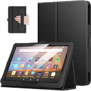 MoKo Case Fits Amazon Kindle Fire HD 8 & 8 Plus Tablet 8", Black in Kuwait