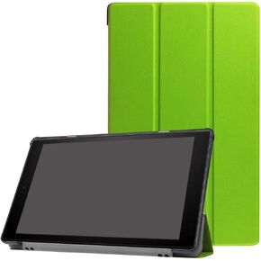 غطاء ذكي من الجيل السابع والتاسع من Amazon Kindle Fire HD10 الجديد كليًا، جراب جلدي فائق النحافة للنوم/الاستيقاظ التلقائي لهاتف All New Fire HD 10 (إصدار 2017) (إصدار 2019) 10.1 بوصة (لي-أسود) in Kuwait