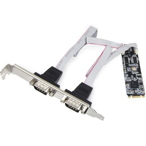 IO CREST 2 Port RS-232 DB9 Serial M.2 B+M Key Controller Card SI-ADA15069 in Saudi Arabia