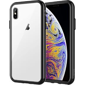 JETech Case for iPhone Xs Max 6.5-Inch, Non-Yellowing Shockproof Phone Bumper Cover, Anti-Scratch Clear Back (Clear) in Kuwait
