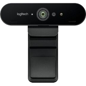 كاميرا ويب Logitech 4K Pro، دقة 4K بمعدل 30 إطارًا في الثانية، تركيز تلقائي، مجال رؤية قطري عريض 90 درجة، تكبير رقمي 5X، RightLight 3 مع HDR (متجدد) in Kuwait
