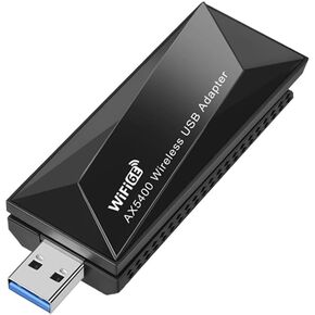 محول WiFi 6E USB Dongle: بطاقة الشبكة اللاسلكية Triband Gigabit AXE5400 - لبث ألعاب Windows 4K in Kuwait