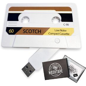 ذاكرة فلاش USB من ذا اوريجينال ماستيب - شريط كاسيت 4GB، هدية ريترو ميكس تيب in Kuwait
