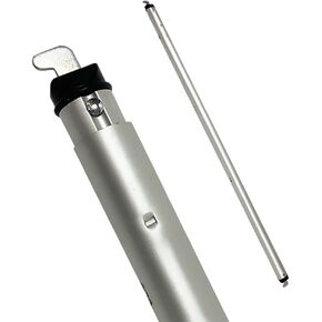 Pipe and Drape Adjustable Uprights, Crossbars,Bases & Hangers - Drape Systems for Backdrops, Trade Shows, Events, Photo Booths and Decorations by CITNAMOR (6-14 FT Upright)