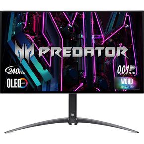 Acer Predator X27U | 27" WQHD 2560 x 1440 OLED Gaming Monitor | AMD FreeSync Premium | Up to 240Hz | Up to 0.01ms | 1000nits@HDR 3% | DCI-P3 99% | Delta E<1 | USB Type-C, DP 1.4 & 2 x HDMI 2.0 in Kuwait