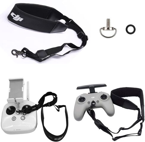 حبل لحزام الرقبة لـ DJI FPV، DJI Phantom 4، Phantom 3/2، Inspire 1 Remote Controller (GL658A)، Osmo Mobile 3/2، Insta360 ONE X2، DJI OM 5، OM 4 حزام كتف قابل للتعديل، ملحقات طائرة DJI بدون طيار in Kuwait