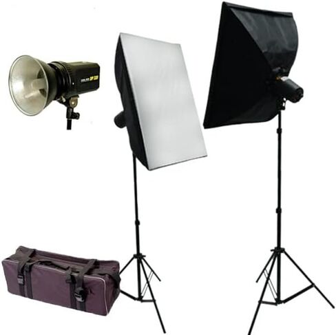 ستوديو اف اكس مجموعة مظلة اضاءة فلاش سوفت بوكس 600 واط لاستوديو التصوير احادي الضوء in Kuwait