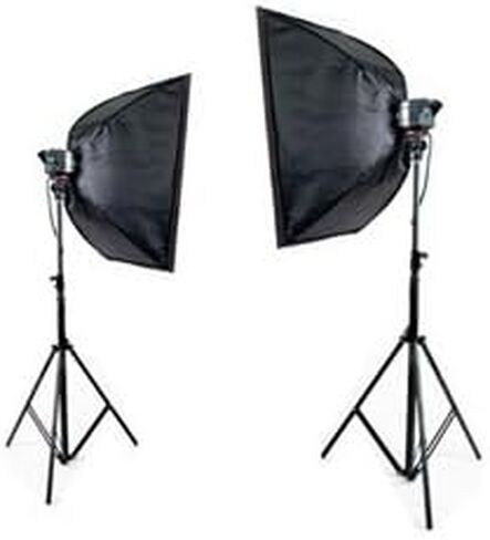 ستوديو اف اكس مجموعة مظلة اضاءة فلاش سوفت بوكس 600 واط لاستوديو التصوير احادي الضوء in Kuwait