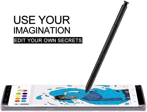 قلم SLAUNT Galaxy Note 8 Stylus Stylus Touch S-Pen متوافق مع Samsung Galaxy Note 8 N950 S Pen ونصائح ملقاط Nibs (رمادي أرجواني) in Kuwait